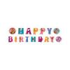 Party banner happy birthday - winx