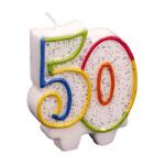 Lumanare tort 50 ani