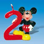 Lumanare 3D Mickey Mouse cifra 2