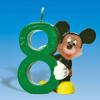 Lumanare 3d mickey mouse cifra 8