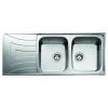 Teka standard line universo 2b1d  116 x 50 inox