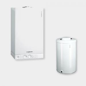 Viessmann Vitopend 100 - pachet Baza, centrala termica conventionala cu boiler + Filtru pentru dedurizarea apei-WH1B566