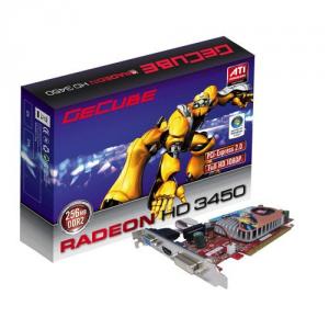 GeCube ATI Radeon HD 3450, 256MB, 64 biti-GC-HD345PLS2-D3