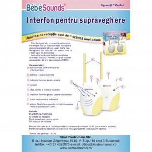 BebeSounds - Interfon cu activare vocala-MO141