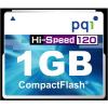 Pqi compact flash 120x, 1gb-cf 1gb hi-speed 120x