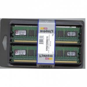 Kingston DDR2-667, 1GB, ValueRam, Dual Channel-KVR667D2N5K2/1G