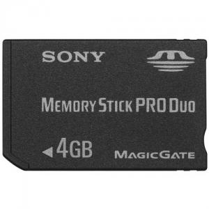 Sony Memory Stick Pro Duo MSX-M4GS, 4GB-MSX-M 4GS