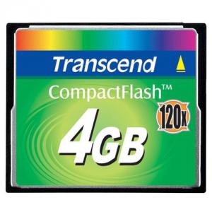 Transcent Compact Flash 120x, 4GB-TS4GCF120