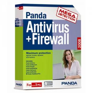 Panda Antivirus + Firewall 2008 - Retail Box-B12T08MB