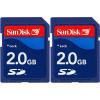 Sandisk sd card, 2gb, pachet 2