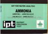 Test analiza apa pentru amoniac 0-8 ppm-aprox 100 teste