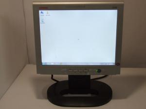 Monitor LCD 15 inch Compaq TFT1520, ecran zgariat, carcasa zgariata, fara alimentator DISP_128