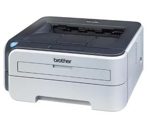Imprimanta laser Brother HL-2150N (retea) HL-21 cu cartus gol si carcasa rupta la usa