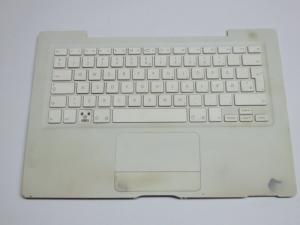 Palmrest + touchpad cu tastatura ingalbenita cu lipsa tasta Apple MacBook White A1181 13 inch 613-6695 fara panglica