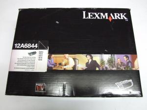 Cartus original imprimanta Lexmark 12A6844 negru de capacitate extra mare pentru Optra T610, nou