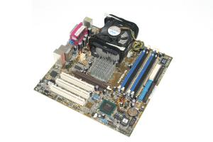 Kit placa de baza socket 478 P4P800-VM + Cpu Intel Pentium 4 511 2.80GHz