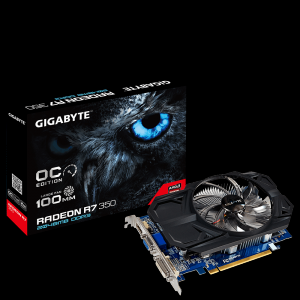 Placa video GIGABYTE Radeon R7 350 OC 2GB DDR3 128-bit, R7350C-2GI