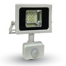 Proiector LED 10W   Corp Alb SMD cu Senzor