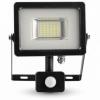 Proiector led 20w   corp negru smd cu senzor