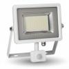 Proiector led 30w   corp alb smd    cu senzor