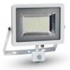 Proiector led 50w   corp alb smd cu senzor