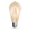 Bec led - 4w e27 filament amber cover st64 2200k dimabil