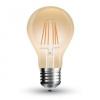 Bec LED - 8W E27 Filament Amber Cover 2300K