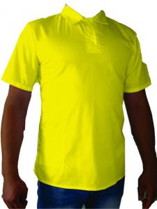 Tricou polo galben