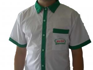 Uniforme pentru fast-food albe personalizata