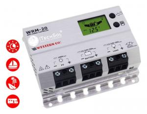 Controler solar profesional MPPT WRM20 100 V, 20A, 12/24V/Li-Ion