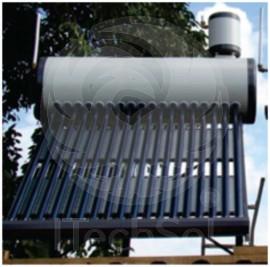 Kit solar termic nepresurizat cu panou (colector) solar 15 tuburi vidate si boiler 113 litri, pentru 1-2 persoane