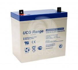 Baterie (acumulator) GEL Ultracell UCG55-12, 55Ah, 12V, deep cycle