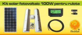 Kit fotovoltaic 100W pentru rulota