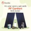 Pachet solar (kit) apa calda menajera pentru 4-6 persoane, fara boiler (PF Confort fara boiler)