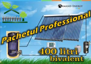 Pachet termic solar 400 litri bivalent