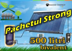 Pachet termic solar 500 litri bivalent