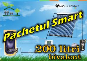 Pachet termic solar 200 litri bivalent