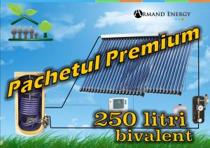Pachet termic solar 250 litri bivalent