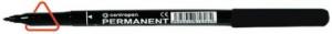 Permanent marker Centropen 2536 - varf 1 mm, negru