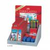 Display creioane colorate pastel grip colour magic + ascutitori grip