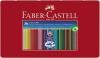 Creioane colorate 36 culori cutie metal grip 2001 faber-castell