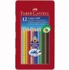 Creioane colorate 12 culori cutie metal grip 2001