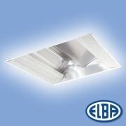 Corpuri de iluminat Fluorescente pentru Montaj Incastrat - 03 - 2X55W HF-P reflector alb, ODEON FIRI-03, ELBA