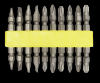 Capete Surubelnita Cr-V (10 buc/set) 65 mm