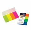 Index autoadeziv din hartie 20x50 mm forpus - 4 culori neon/set (40