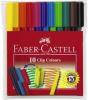 Carioca 10 culori cu clip faber-castell