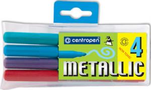 Marker Centropen 8690 Metallic - 4 culori/set