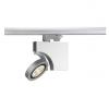 Dome led spot 6x3w,warm white,w.3-ph-adapter,silver housing