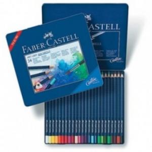 CREIOANE COLORATE AQUARELLE 24 CULORI ART GRIP CUTIE METAL FABER-CASTELL