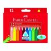 Creioane cerate triunghiulare 12 culori faber-castell